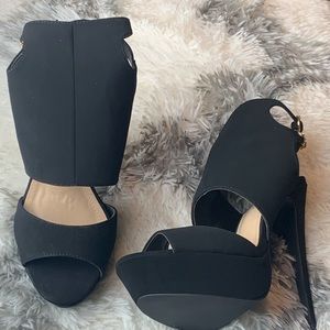 Level Up Dual Buckle Heels